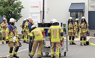Das Auslösen der CO2-Löschanlage löste einen Großeinsatz der Feuerwehren aus. - Simone Flörke