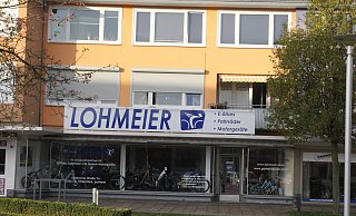 Das war einmal: Inzwischen ist das Fahrrad-Geschäft Lohmeier wieder geschlossen. Dennoch bleibt die städtische Wirtschaftsförderung mit dem Preußisch Oldendorfer Unternehmen in Kontakt. - Klaus Frensing