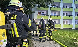 Die Feuerwehr musste am Abend nach Baumheide ausrücken. - Paul Brinkmann