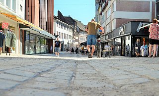 In der Innenstadt von Höxter hat sich in den vergangenen Wochen und Monaten einiges getan. - Nicole Fischer