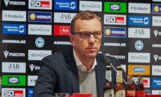 Christoph Wortmann, kaufmännischer Geschäftsführer von Arminia Bielefeld, bekam positive Nachrichten von der Deutschen Fußball Liga. - Andreas Zobe