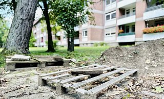Die Senne-Siedlung war einst ein Vorzeigeobjekt. Mittlerweile gibt es viele Probleme in den 200 Wohnungen und in deren Umfeld. - Stefan Becker