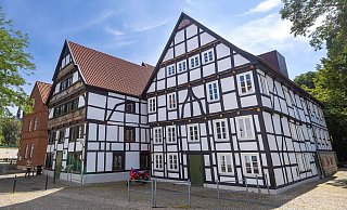 Noch dauern die Arbeiten an der neuen Gastronomie im Haus Erzengel an. - Niklas Tüns