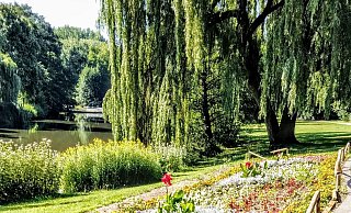 Der Oldentruper Park mit seinem großen See sowie Bolz- und Spielplatz ist insbesondere bei Kindern sehr beliebt. - Privat