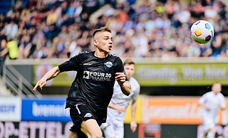 Mit neun Toren und acht Assists ist Filip Bilbija in dieser Saison Paderborns Topscorer. (Archivbild) - Besim Mazhiqi