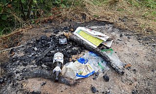 Diese Stelle hatten die Bünder Angler schon vor Wochen an der Else vorgefunden. Und damit war es nicht getan. - Meiko Haselhorst