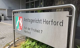Das Herforder Amtsgericht: Hier wurde der Fall verhandelt. - Kiel-Steinkamp