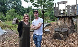 Hannah Görtz und Philipp Quest vom Gründerverein des Waldkindergartens sind zutiefst betroffen über die Vorwürfe. - Shannon-Lee Bendig