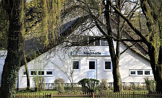 Statt schöner Multifunktionshalle mit Sportangebot soll die Stadthalle jetzt erstmal ein Face-Lifting bekommen, damit die Vereine sie in den kommenden Jahren weiter nutzen können. - David Schellenberg