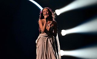 Die jüdische Teilnehmerin Eden Golan nahm für Israel an dem ESC in Malmö teil. Während ihres Auftritts wird sie von Zuschauern ausgebuht. - AFP or licensors