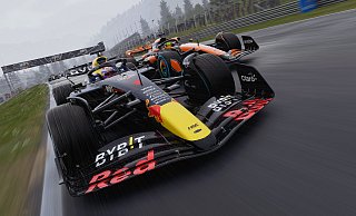 Vor allem im Regen liefern wir uns in "F1 24" heiße Rad-an-Rad-Duelle mit der Konkurrenz. - EA Sports