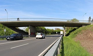 Die Brücke über die B1 wird komplett erneuert. (Archivbild) - Pauline Maus (Archivbild)