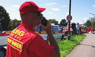 Heiko Burghardt beim Einsatz in Erftstadt. - Daniel Bremer, DLRG Enger-Spenge