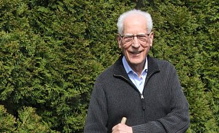 Hans Hamel beibt jetzt mehr Zeit für die Gartenarbeit - Klaus Frensing