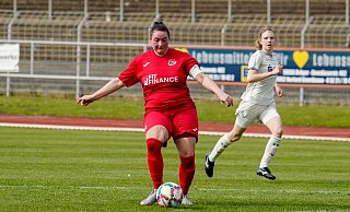 Torjägerin Pia Salzmann (vorne) traf in der vergangenen Saison 23 Mal für den Herforder SV. - Yvonne Gottschlich