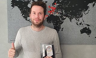 Studyhelp-Geschäftsführer Daniel Weiner freut sich über die Auszeichnung. - Studyhelp
