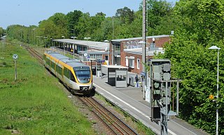 Der tatverdächtige Mann bedrohte kurz vor Weihnachten unter anderem am Bahnhof Espelkamp zwei Jugendliche bedroht haben. - Archiv Joern Spreen-Ledebur