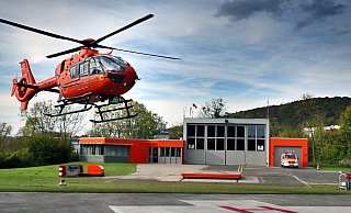 Der Rettungshubschrauber musste nach Bruchmühlen ausrücken. - Symbolbild: Sarah Jonek