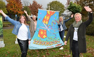 Kim Elfers (v.l.), Maria Potthoff, Melanie Schwenker und Yvonne Schlafhorst bilden das neue Viergestirn. - Karin Prignitz