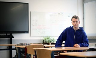 Joris Richter engagiert sich schon lange als Klassen- und Schülersprecher an der Bertolt-Brecht-Gesamtschüler. Im Schulausschuss möchte er nun alle weiterführenden Schulen in Löhne vertreten. - Felix Eisele