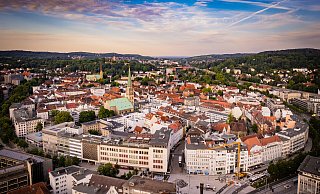 Ein Blick von oben auf die Bielefelder Altstadt: Sie soll attraktiver gestaltet werden. Dafür werden jetzt Ideen gesammelt. - Mike-Dennis Müller / www.mdm.photo