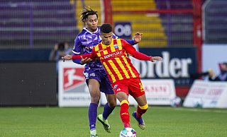 Fußballprofi: Nach den Stationen VfL Osnabrück und FC St. Pauli spielt Etienne Amenyido jetzt für Preußen Münster. - Noah Wedel