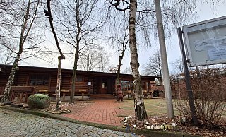 Das bekannte Blockhaus an der Hangbaumstraße in Bünde steht schon wieder leer. - Peter Heidbrink