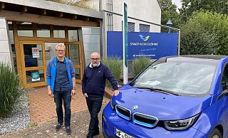 Fred Wokittel (li.) und Matthias Kreft sehen in der Nahwärme eine wichtige Bedeutung für den Klimaschutz. - Dirk Windmöller