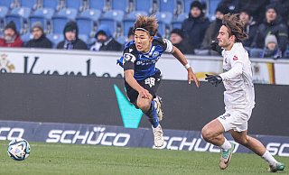 Arminia Bielefeld und Erzgebrige Aue trennen sich 2:2. - Oliver Krato