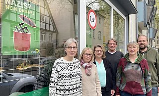 Der Vorstand und der erweiterte Vorstand der Herforder Grünen arbeitet im Team und ist immer auf der Suche nach einem Konsens - so, wie Herbert Even es vorgelebt hat: Irene Broßeit (v.l.), Ulrike Blucha, Anita Begemann, Johannes Ridderbusch, Sabine Althoff und Ulf Kutschewski. - Natalie Gottwald
