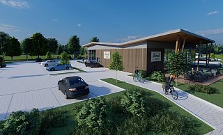 Die neue Hensel-Filiale an Bahnhofstraße und Bachstraße soll zwei Zufahrten bekommen. - (Archivbild): Bäckerei Hensel