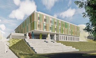 So war die Kinder- und Jugendklinik zwischenzeitlich geplant. - Klinikum Herford