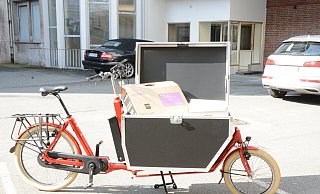 Das Lastenrad mit E-Motor wiegt 50 Kilogramm. - IHK