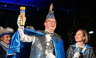 In seiner neuen Prinzenrolle fühlt sich Jakobsmeyer sichtlich wohl. - TuRa Elsen
