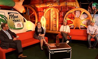 In der vergangenen Session flimmerte Man-teou-TV erstmals und ziemlich erfolgreich über die Steinheimer Bildschirme. An neuen Folgen des jecken Formats werde derzeit allerdings nicht gearbeitet. - Screenshot/Madita Schellenberg