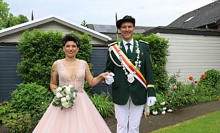 Die Westenholzer Majestäten Thomas und Simone Brunnert. - Regina Brucksch