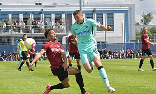 Adrian Gryszkiewicz, hier im Testspiel gegen Verl, verlässt den SCP und kickt ab sofort wieder in seiner polnischen Heimat. - Jens Dünhölter