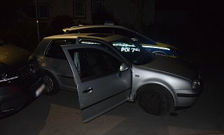 Mit diesem Golf war der 20-Jährige in Spenge unterwegs. - Polizei Herford