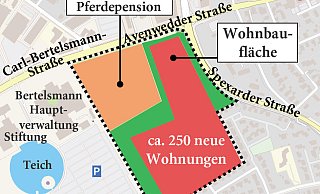 Verkehrlich angebunden werden soll das neue Baugebiet an die Spexarder Straße. - Schultheiß
