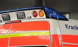 Die Frau musste mit dem Rettungswagen ins Krankenhaus eingeliefert werden. - Andreas Fruecht