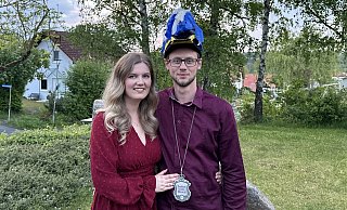 Das Wormelner Königspaar Daniel und Theresa Otto. - Schützen