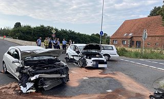 Drei Fahrzeuge waren an dem Unfall beteiligt. - Katharina Eisele