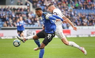 28.10.2023 Bielefeld. 3. Liga Fußball . Arminia Bielefeld - Ingolstadt. 4:0 - Oliver Krato