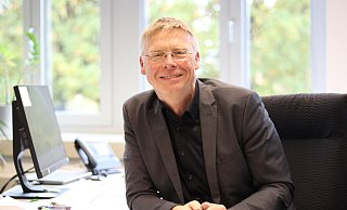 Andreas Hüffmann (59) blickt auf sein erstes Jahr als Bürgermeister der Großgemeinde zurück. - David Knapp