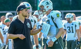 Headcoach Felix Gorny gibt Anweisungen, die in Rostock allerdings nicht zu einem Auswärtscoup führten. - Andreas Zobe