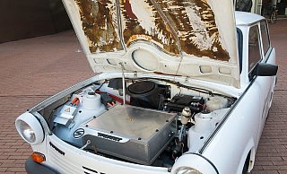 Das etwas andere Elektro-Tuning: Der zum E-Auto umgerüstete Trabbi. - Ralf Bittner