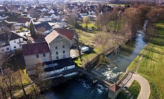 Auf dem Gelände der Brausemühle Kirchlengern könnte sich bald wieder etwas tun. Die Verwaltung wagt einen neuen Vorstoß für die Quartiersentwicklung. - Gerald Dunkel