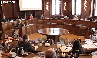 Viele wichtige Beratungen standen auf der Tagesordnung als jetzt die Sitzung des Stadtrats gestreamt wurde. - Corina Lass
