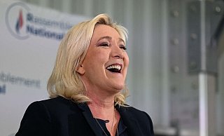 Marine Le Pen sprach schon nach der Stichwahl von einem "durchschlagenden Sieg". - AFP or licensors