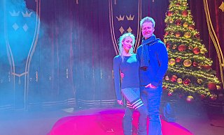 Die Gründer des Paderborner Weihnachtscircus (Sabrina und Lars Wasserthal) freuen sich, dass es endlich losgehen kann. - Matthias Reiprich